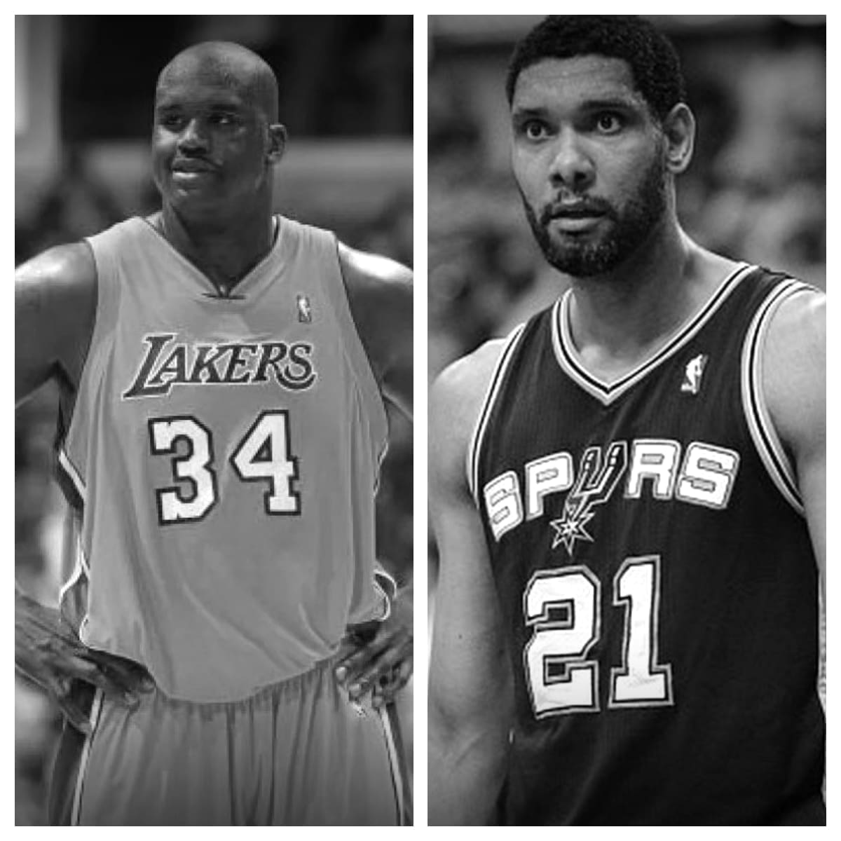 Shaquille O Neal Vs Tim Duncan Stats Comparison Career All Time Stats