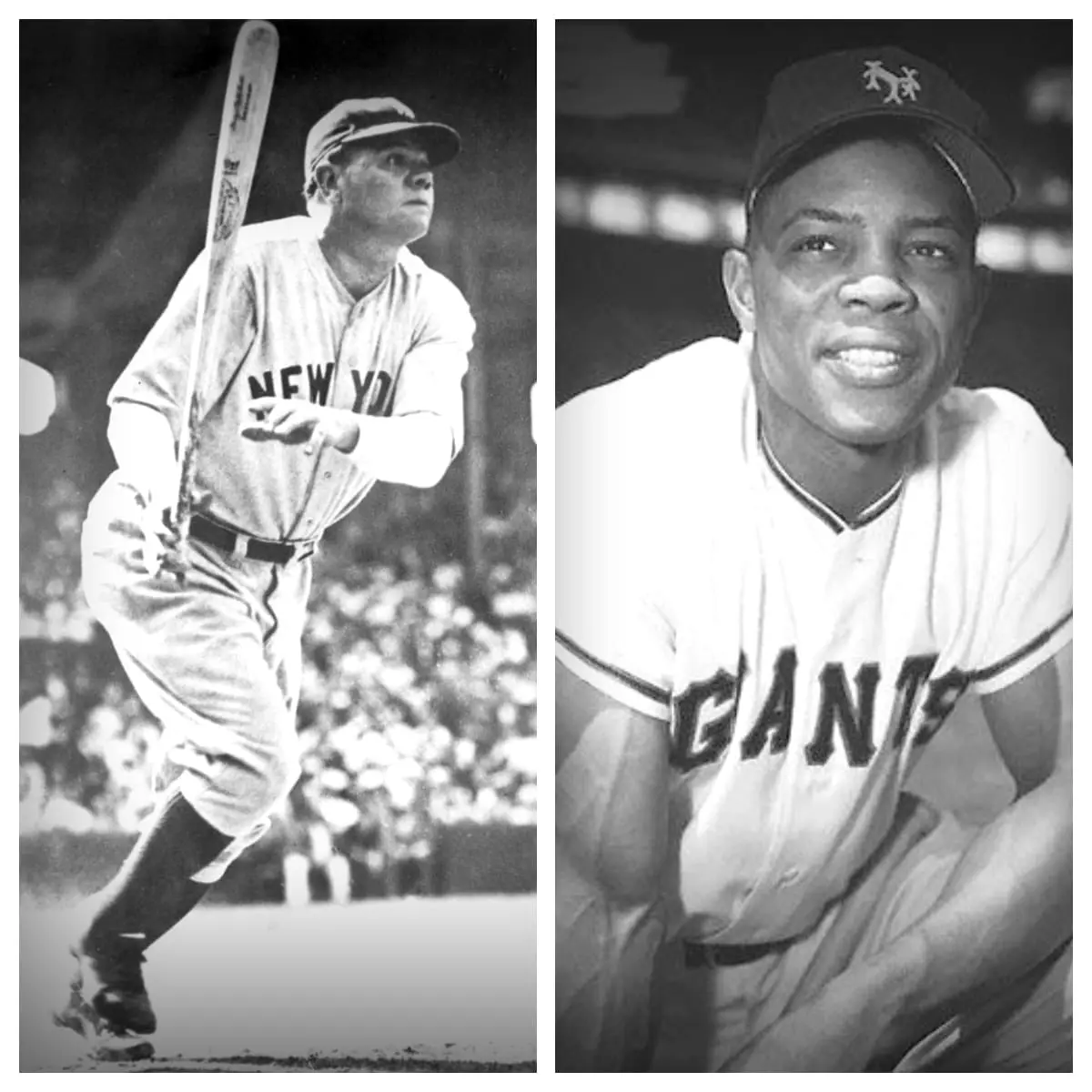 Babe Ruth vs Willie Mays