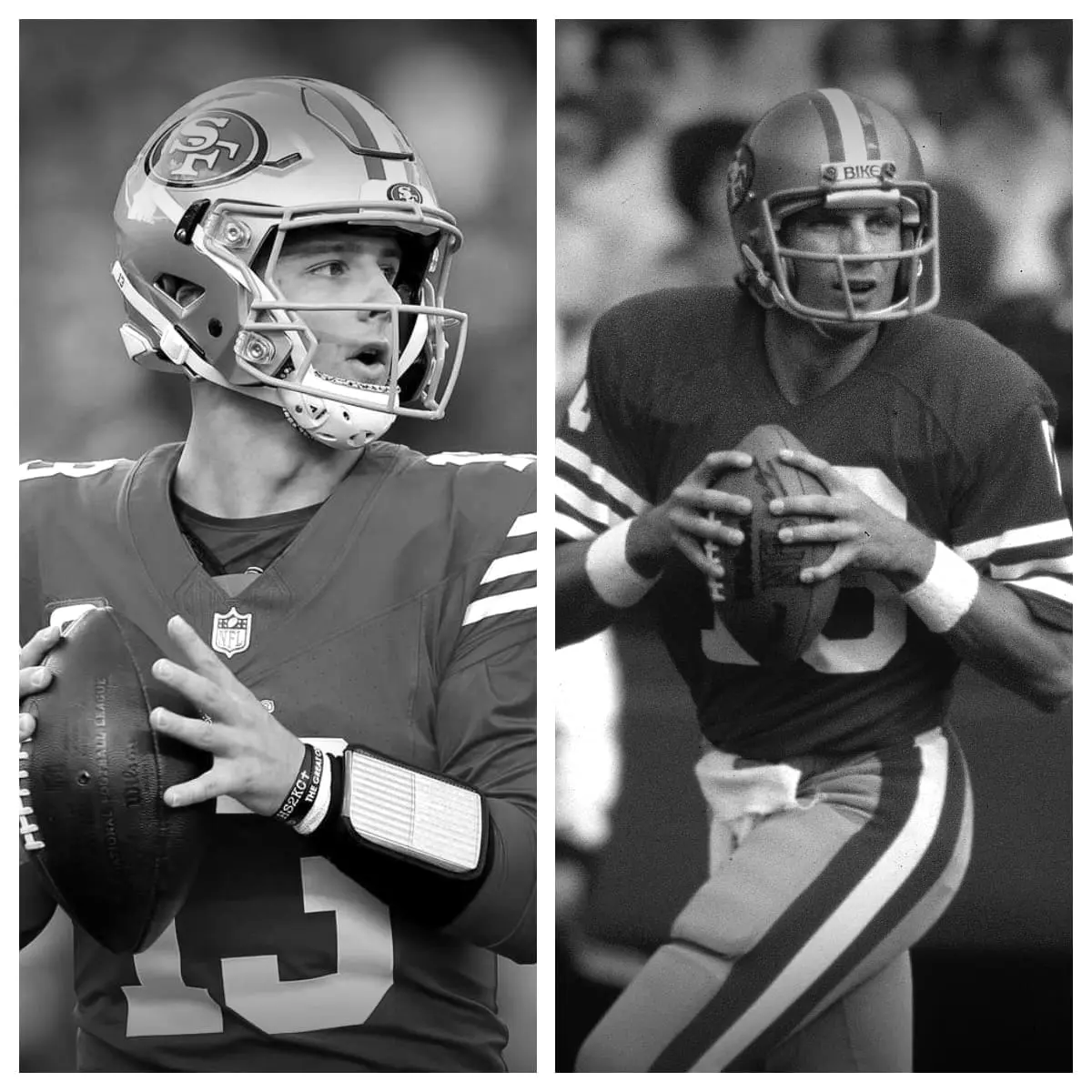 Brock Purdy vs Joe Montana