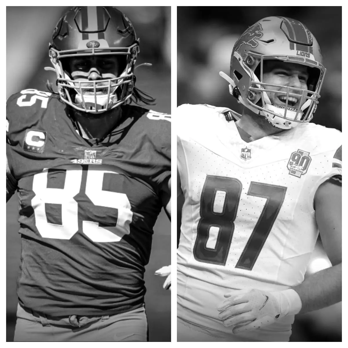 George Kittle vs Sam Laporta