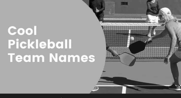 Creative and Fun Pickleball Team Names