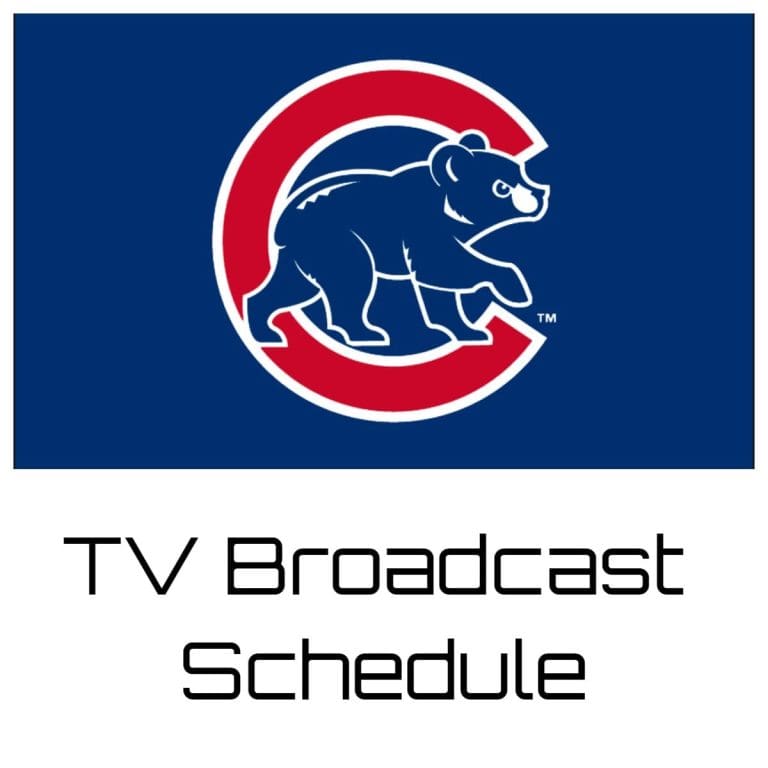 Chicago Cubs TV Broadcast Schedule 2024 Marquee