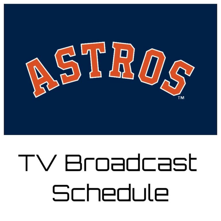 Houston Astros TV Broadcast Schedule 2024 Space City Home Network