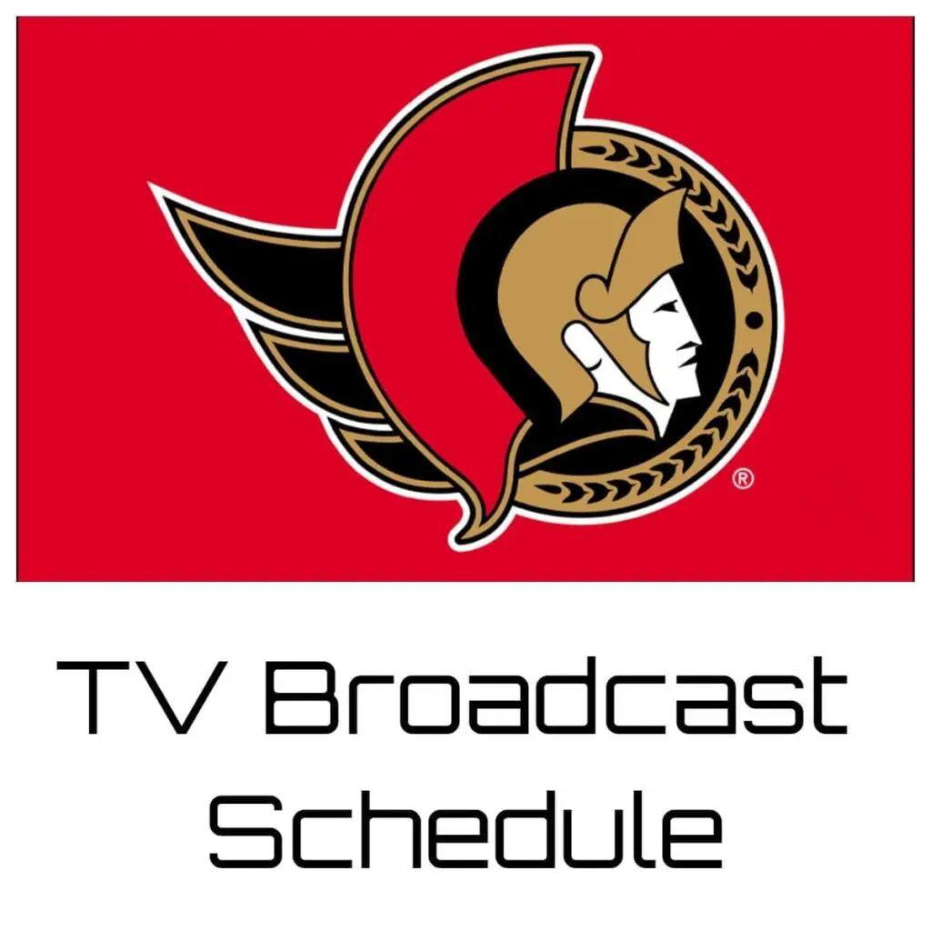 Ottawa Senators TV Broadcast Schedule 202425 TSN