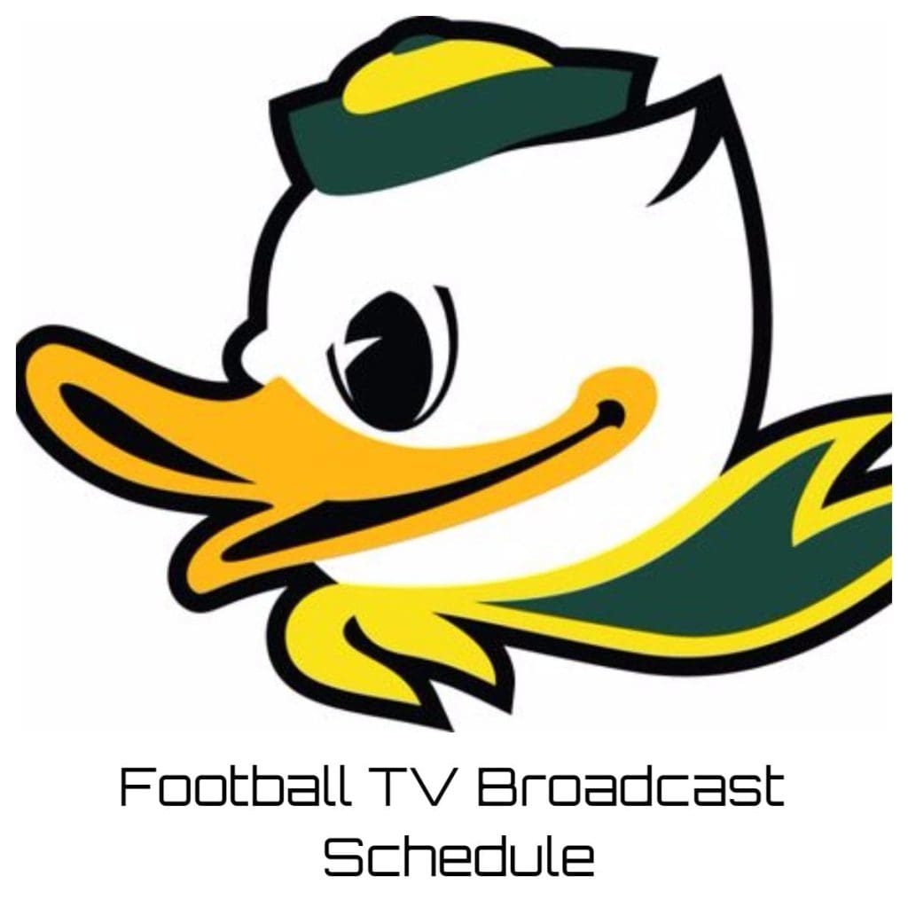 is oregon ducks football on tv today