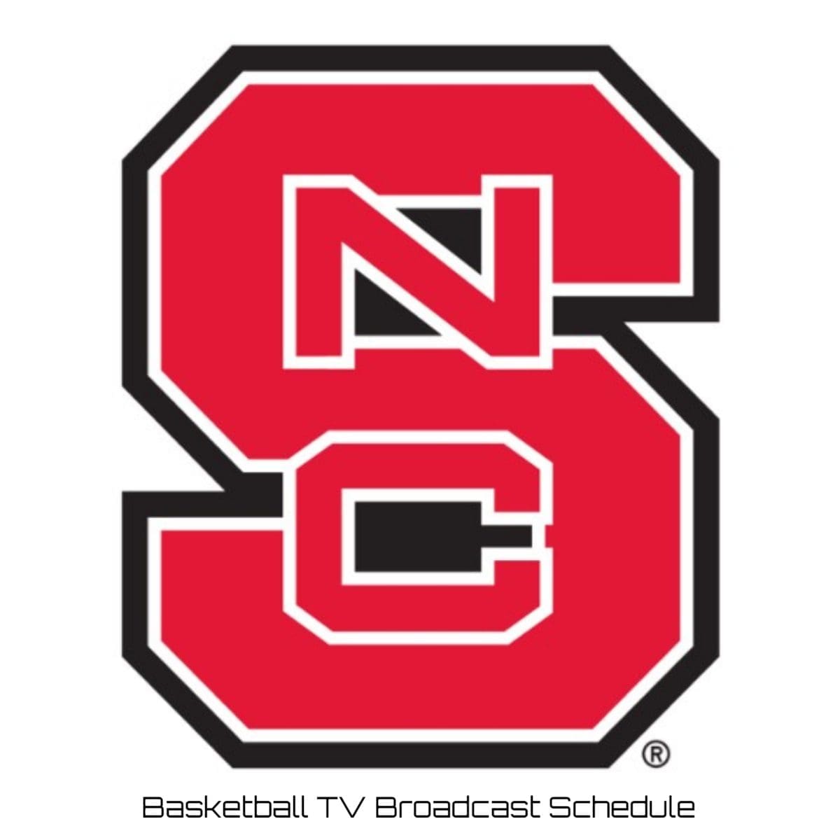 NC State Wolfpack Basketball TV Broadcast Schedule 202223 Printable PDF