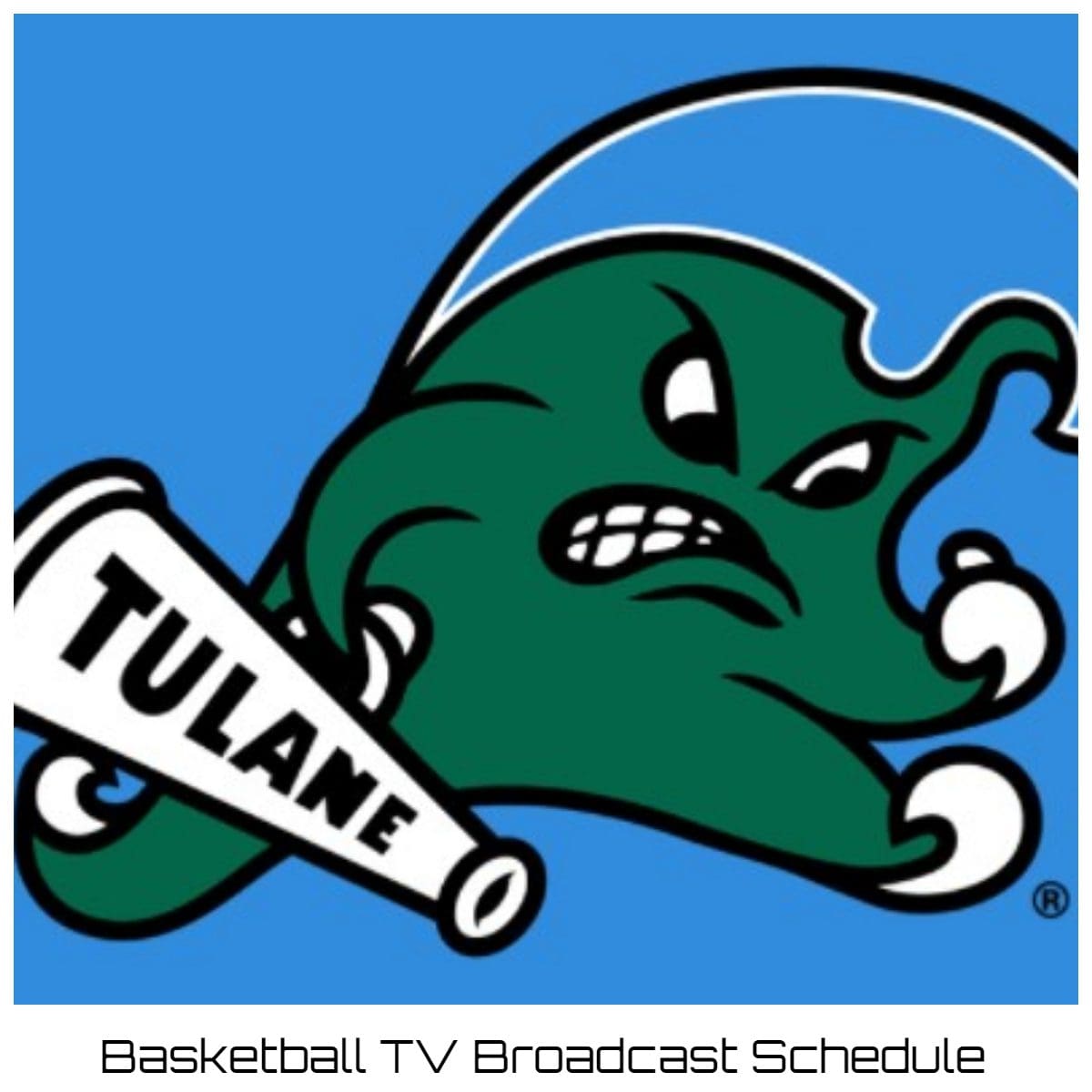 Tulane Green Wave Basketball TV Broadcast Schedule 202223 Printable PDF