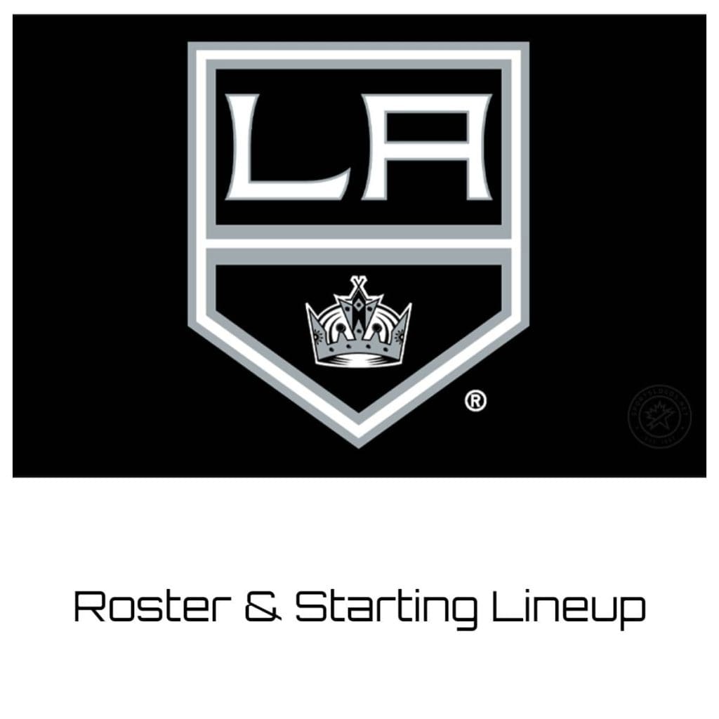 Los Angeles Kings Roster 202223 Current Team Starting Lineup?