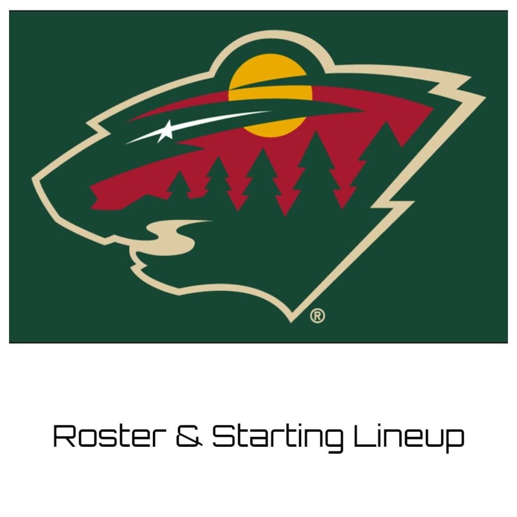 Minnesota Wild Roster 202122 Current Team Starting Lineup?