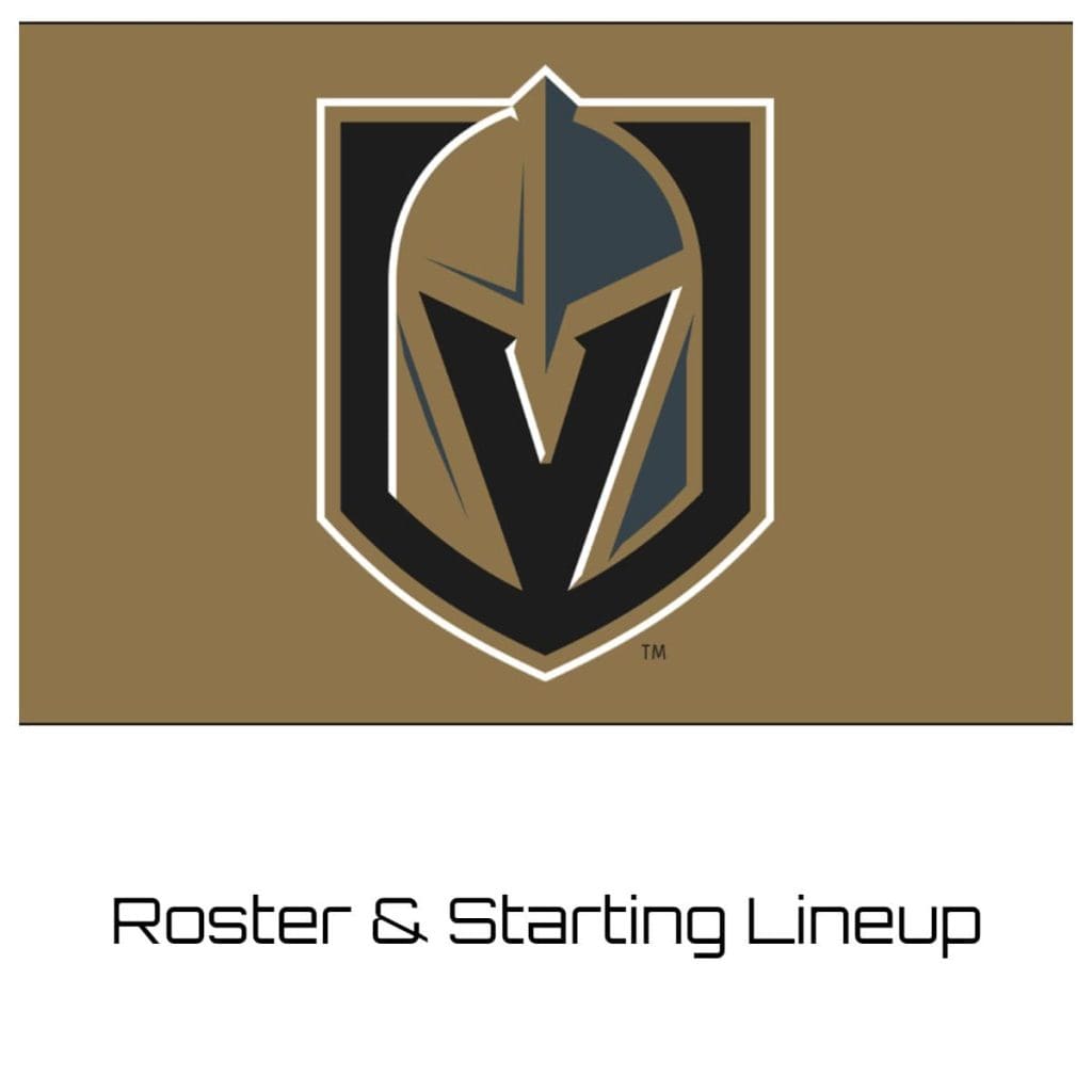 Vegas Golden Knights Roster 202324 Updated Depth Chart