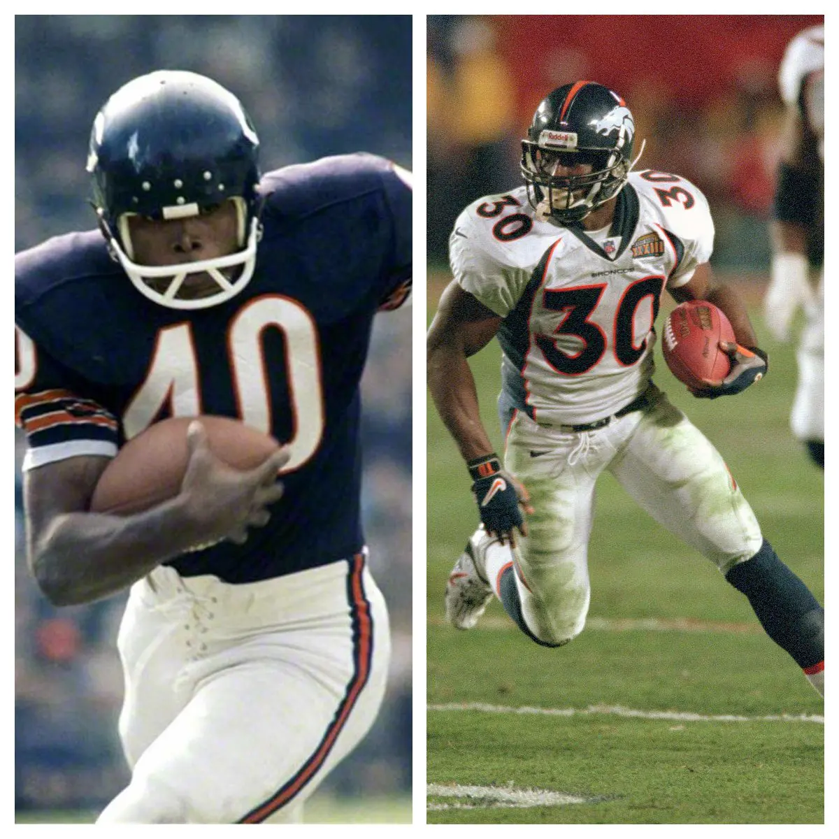 Gale Sayers vs Terrell Davis Stats Comparison