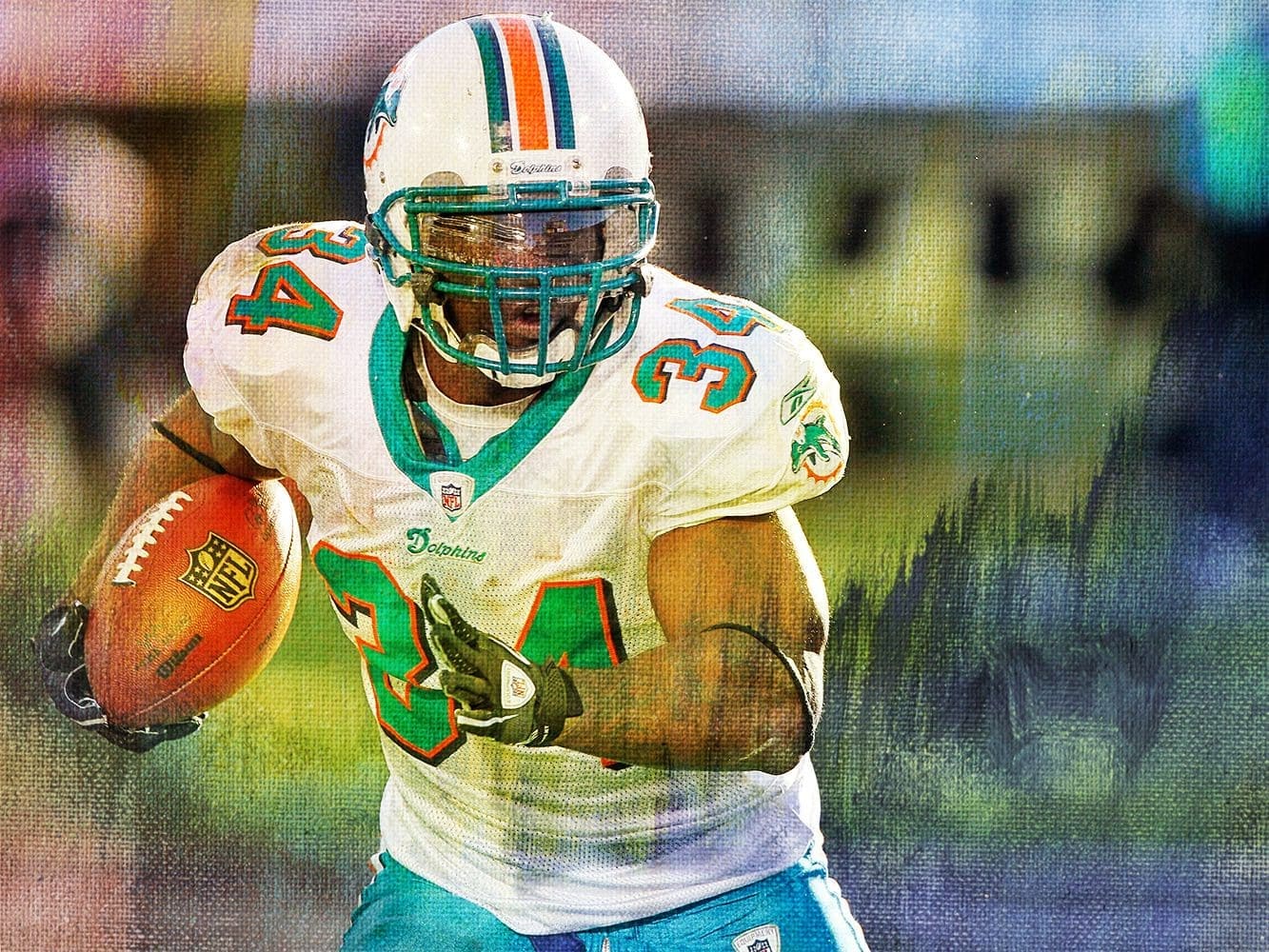 CHIvsMIA - Ricky Williams performance, Run Ricky, run!