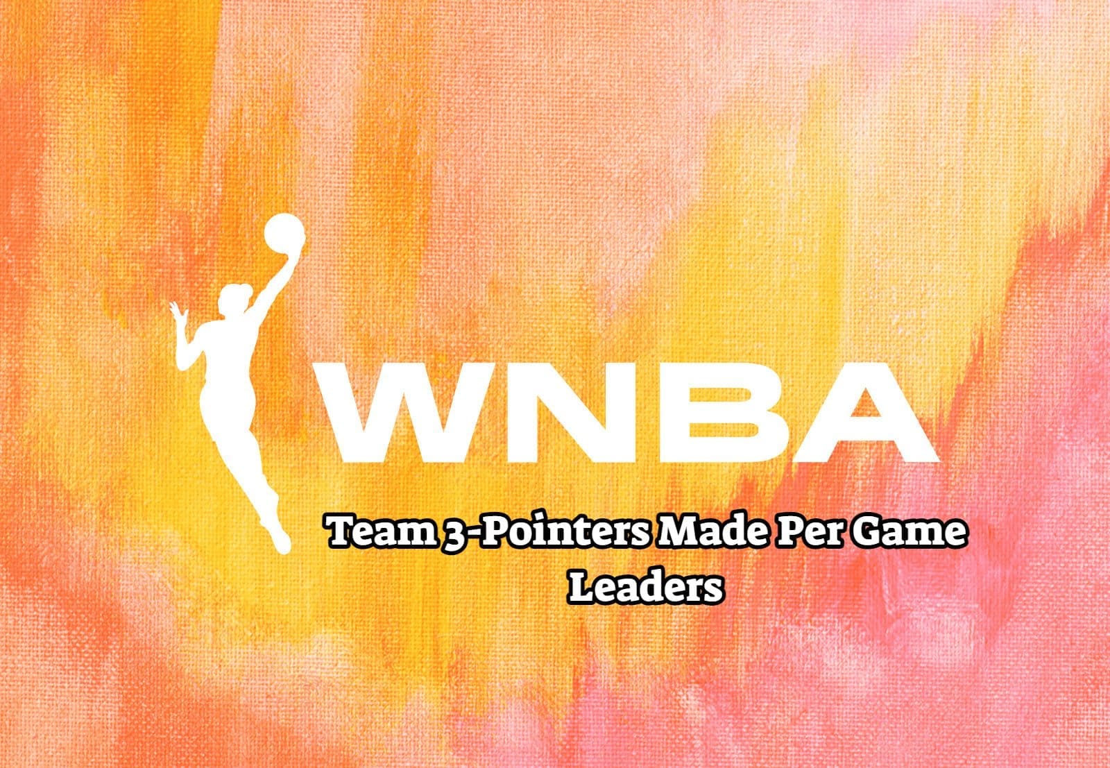 WNBA Team 3Pointers Made Per Game Leaders 2023? Team Rankings