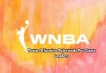 WNBA Team Offensive Rebounds Per Game Leaders