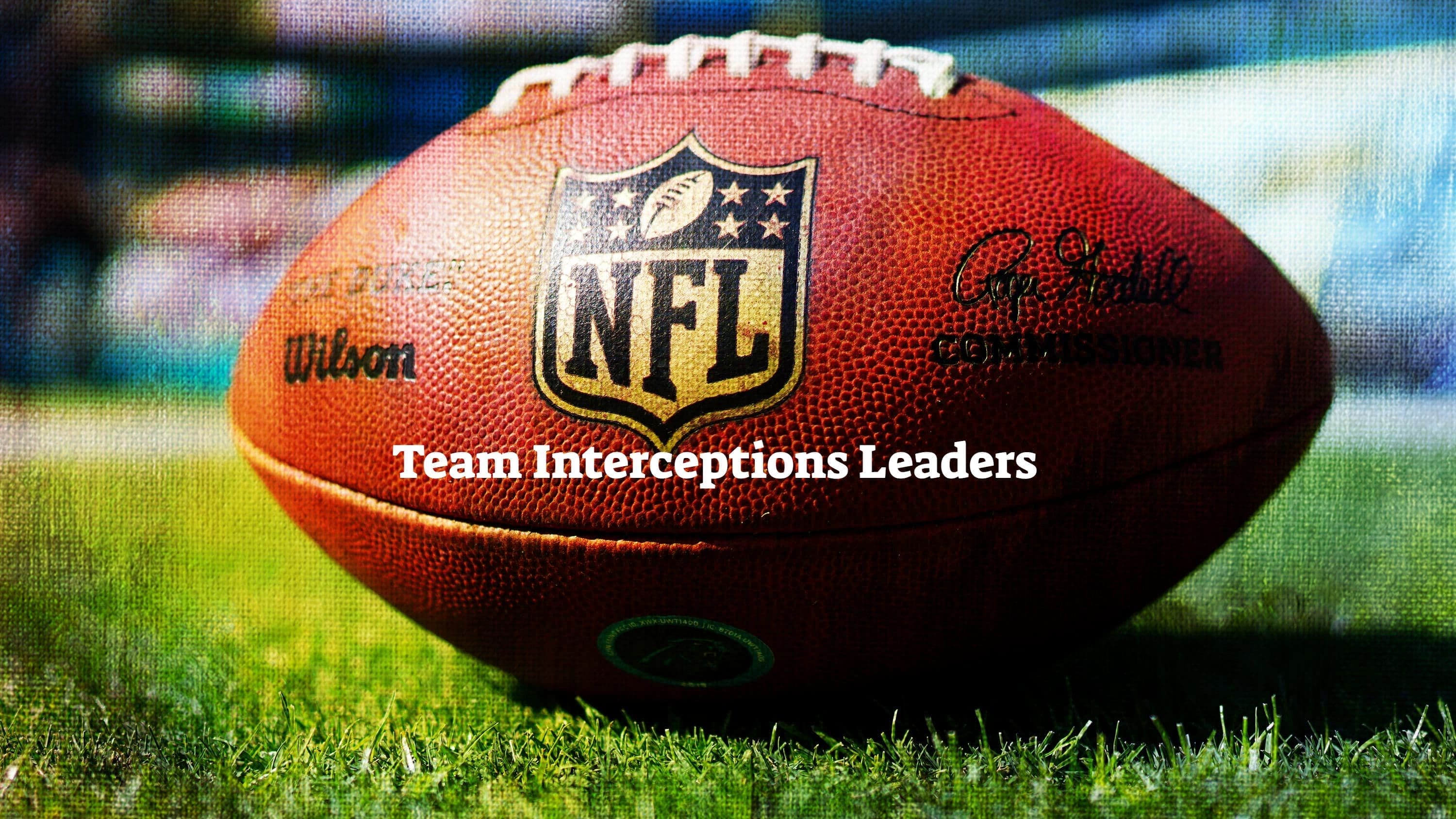 NFL Team Interceptions Leaders