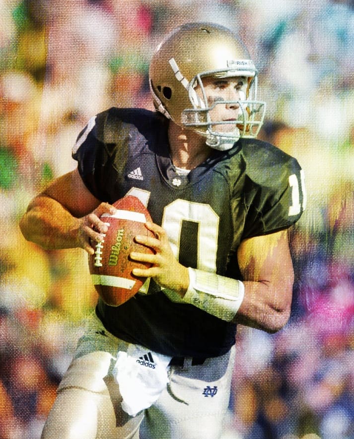 Brady Quinn College Stats