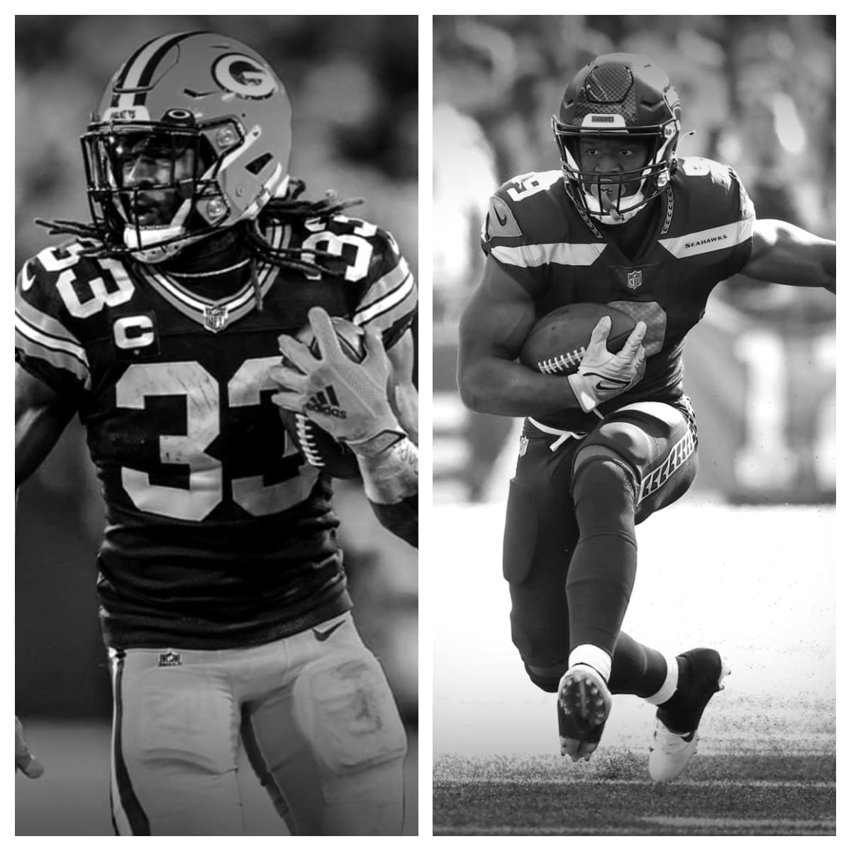 Aaron Jones vs Kenneth Walker III