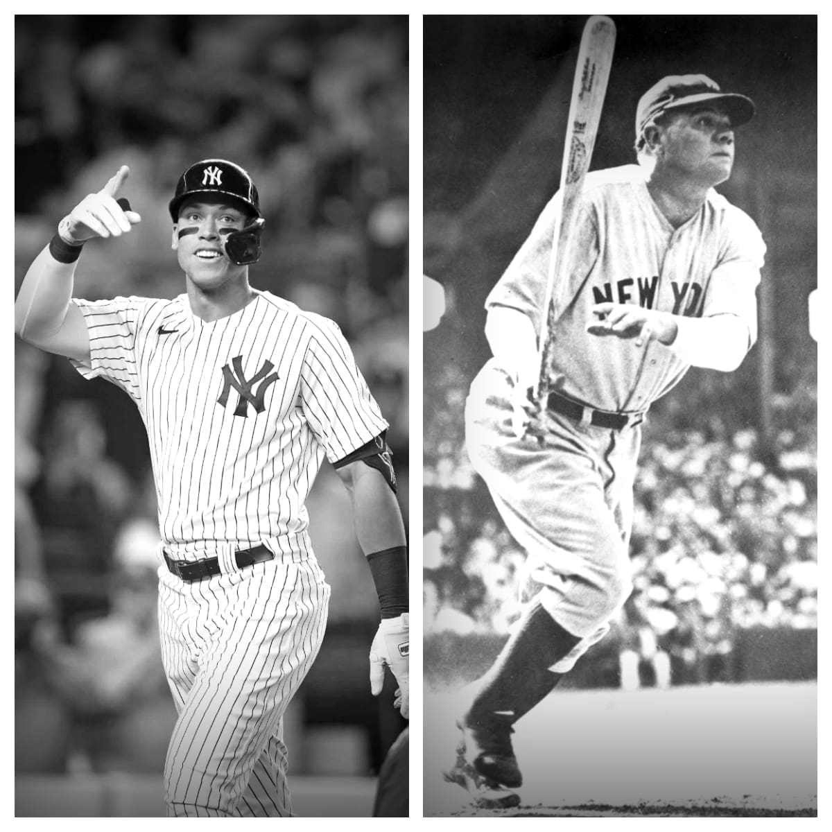 Aaron Judge vs Babe Ruth