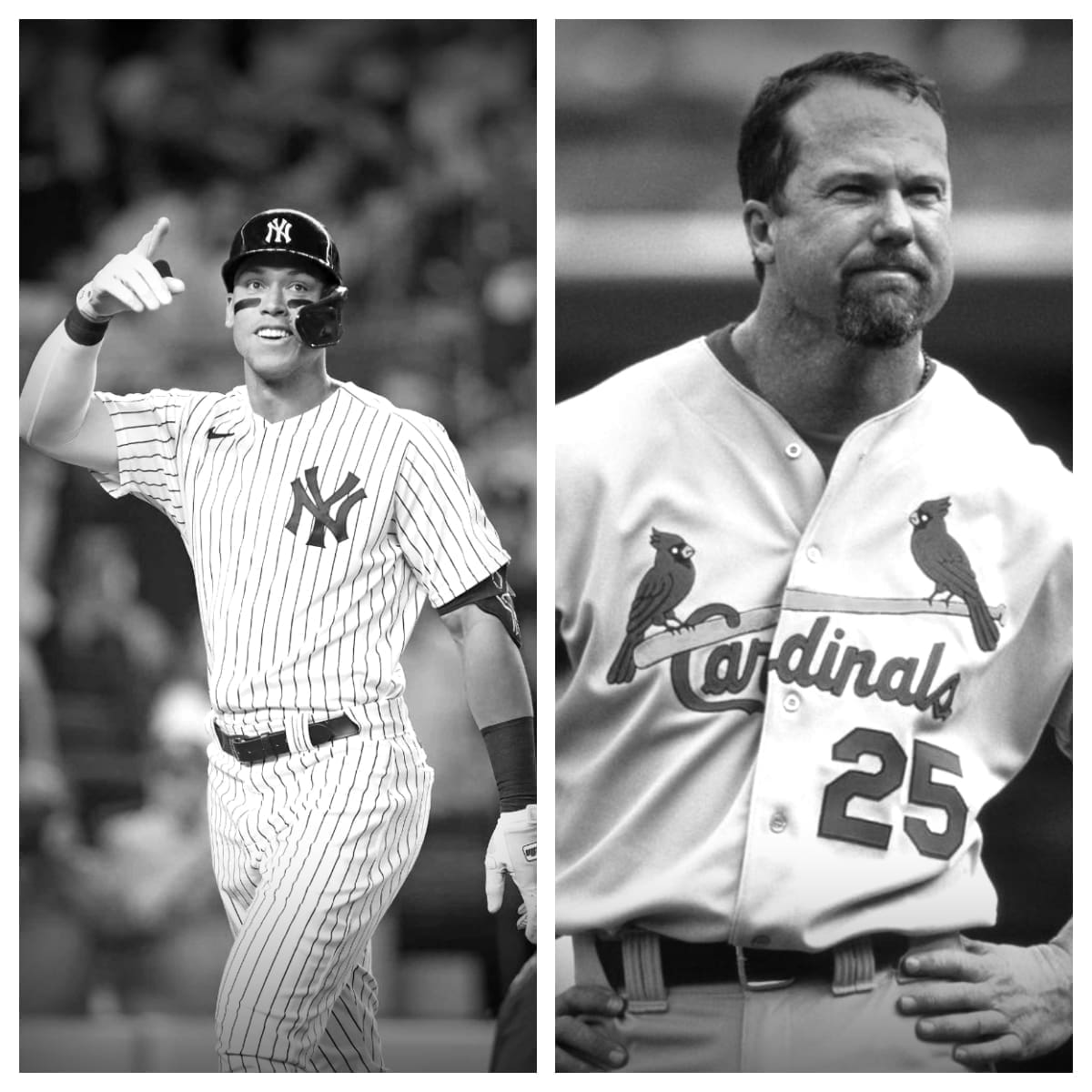 Aaron Judge vs Mark McGwire