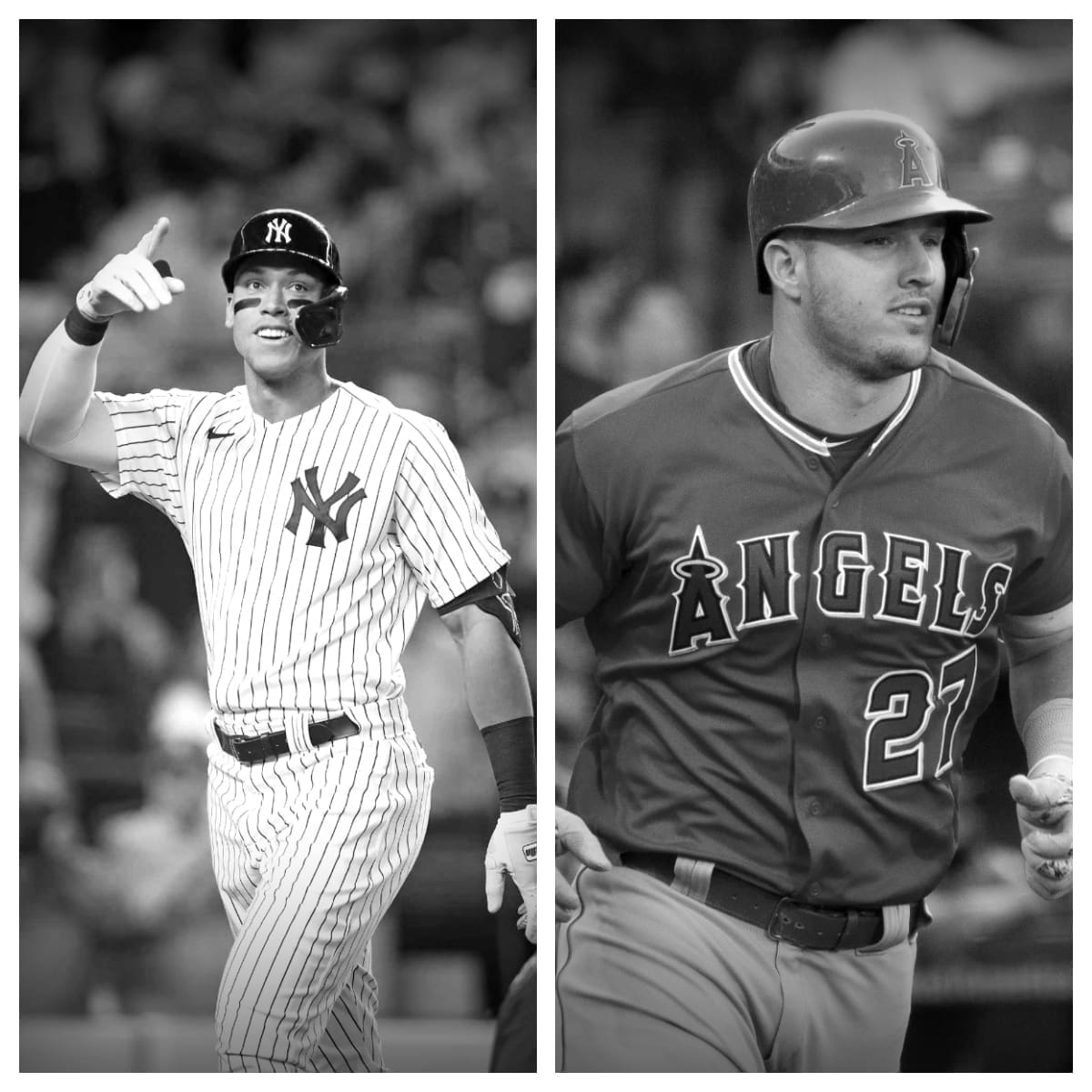 Aaron Judge vs Mike Trout