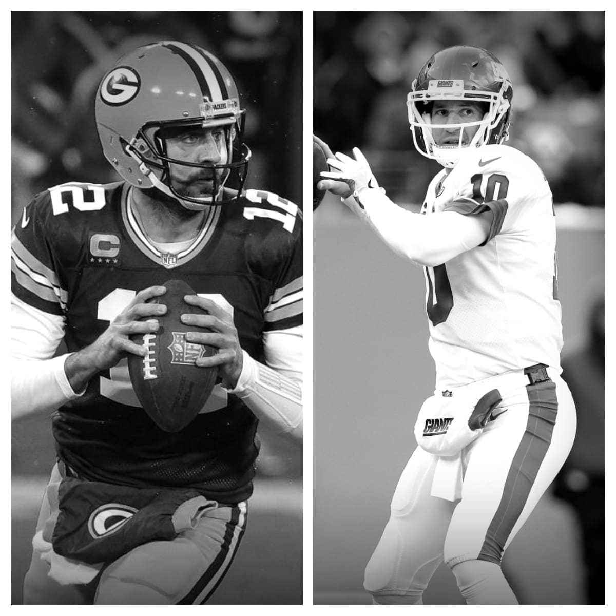 Aaron Rodgers vs Eli Manning