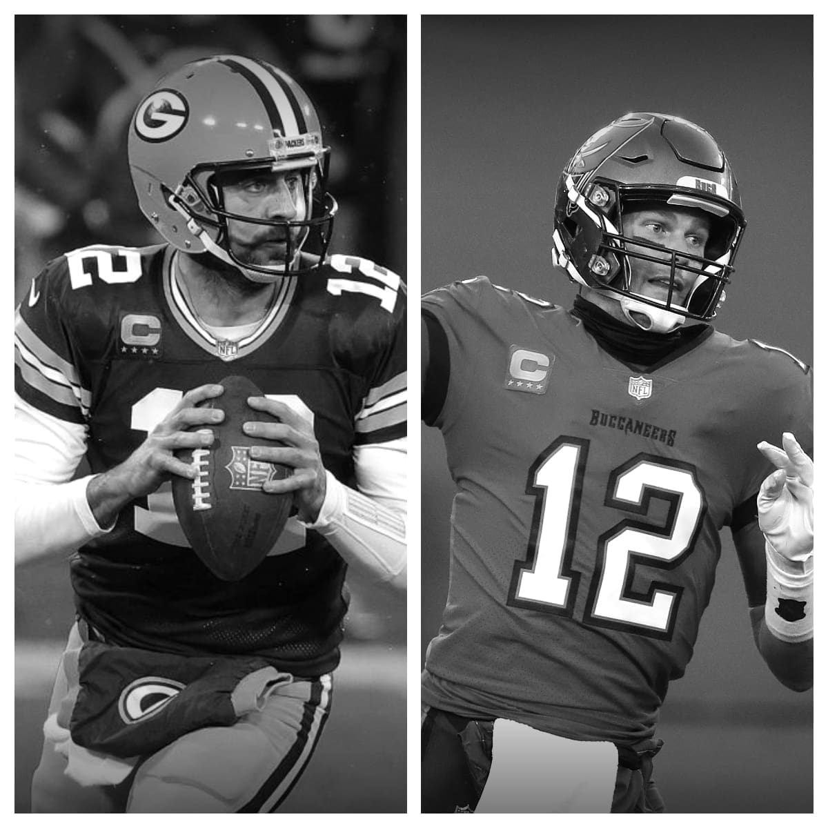 Aaron Rodgers vs Tom Brady