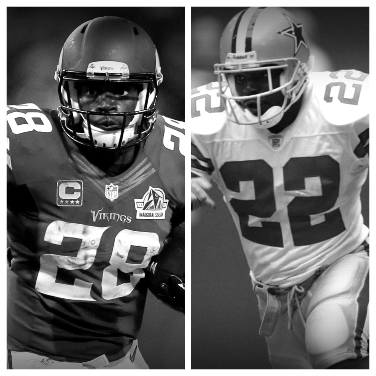 Adrian Peterson vs Emmitt Smith