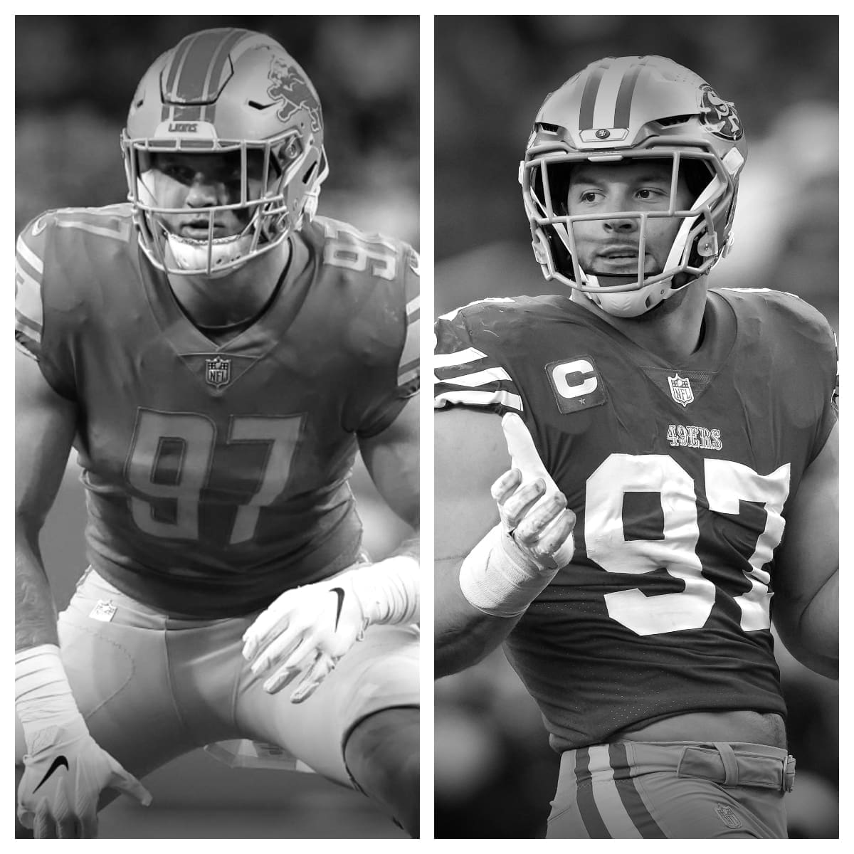 Aidan Hutchinson vs Nick Bosa