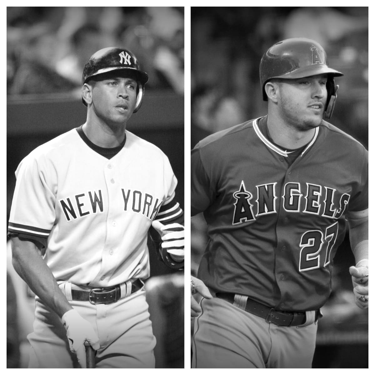 Alex Rodriguez vs Mike Trout