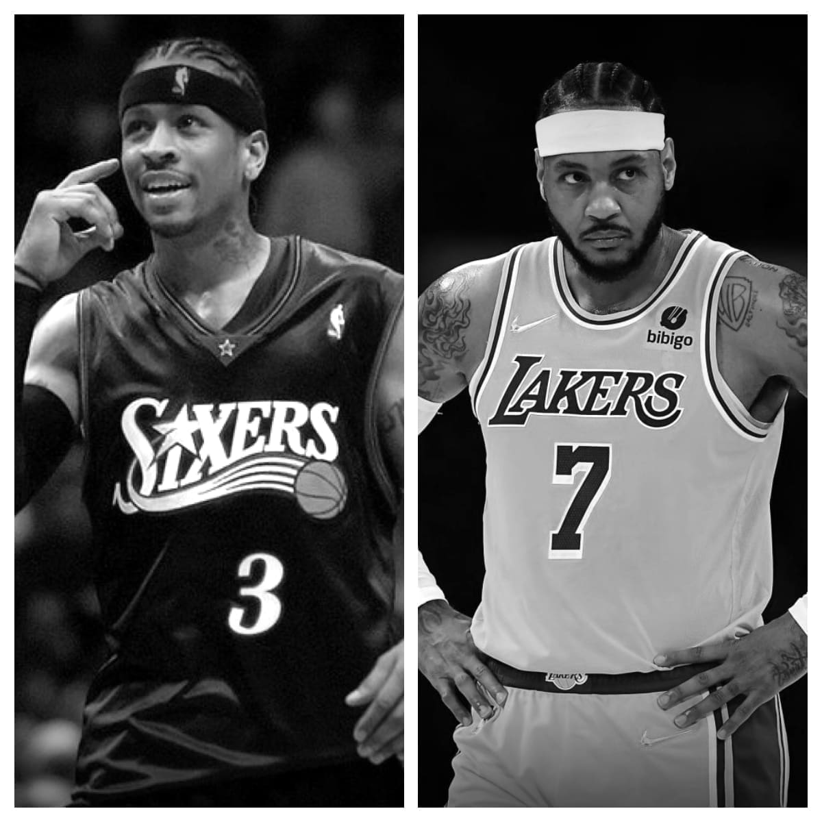 Allen Iverson vs Carmelo Anthony