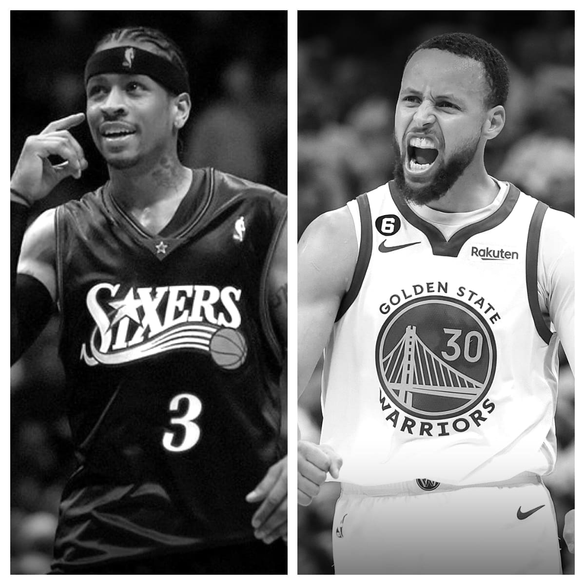 Allen Iverson vs Stephen Curry