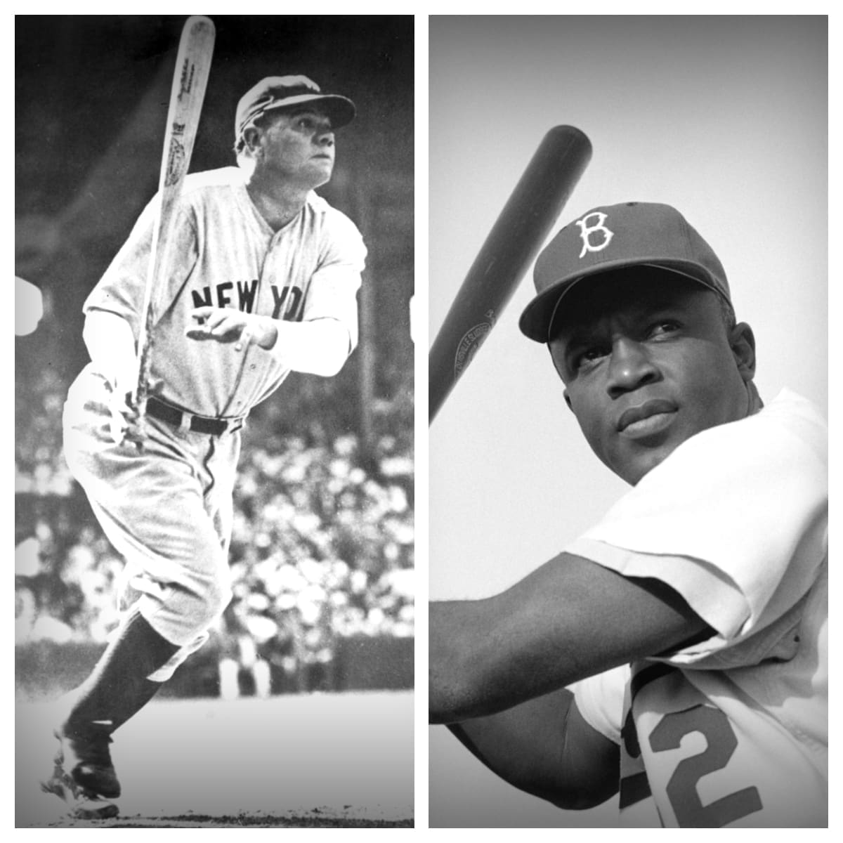 Babe Ruth Vs Jackie Robinson Stats Comparison Career Head To Head