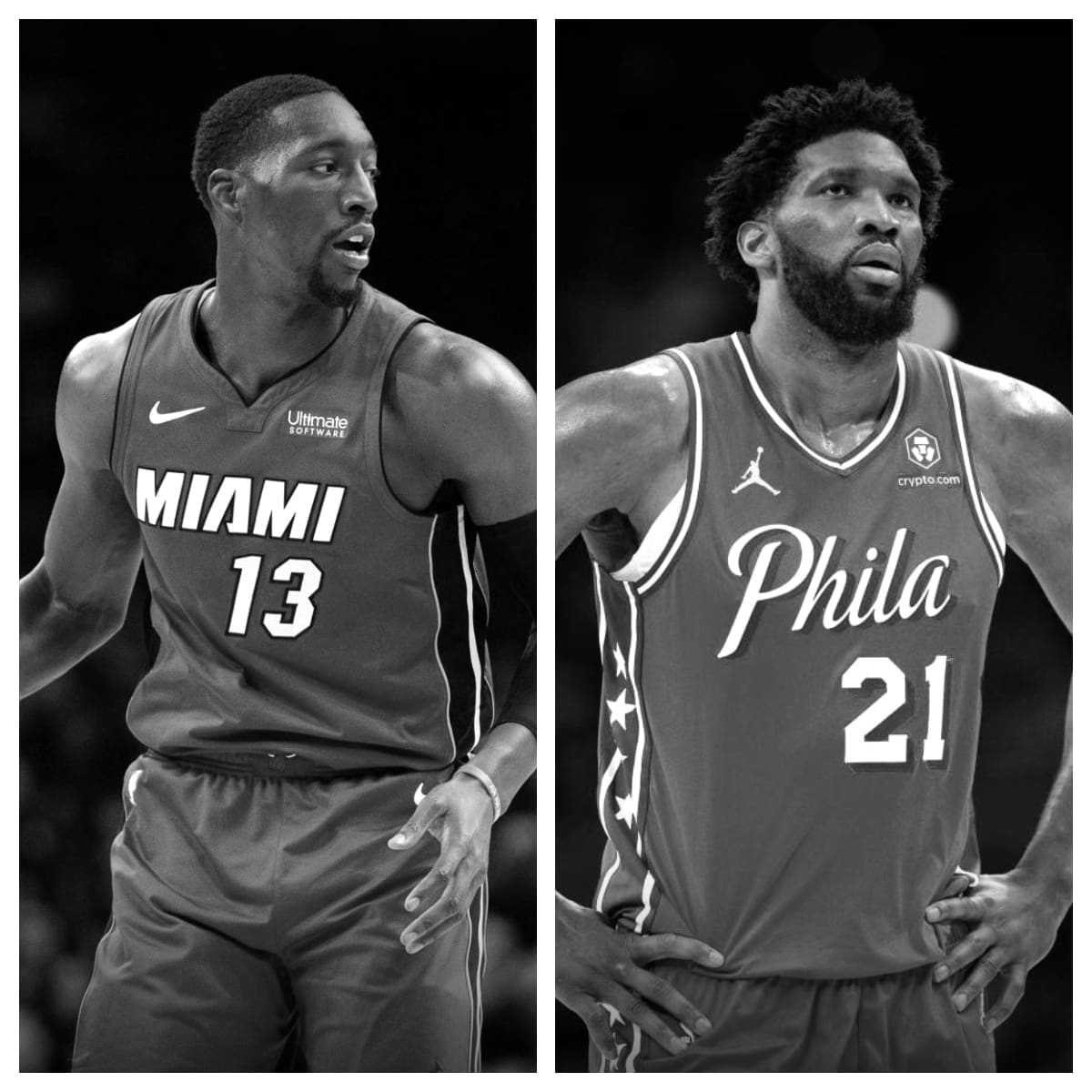 Bam Adebayo vs Joel Embiid Stats Comparison | Career All Time Stats