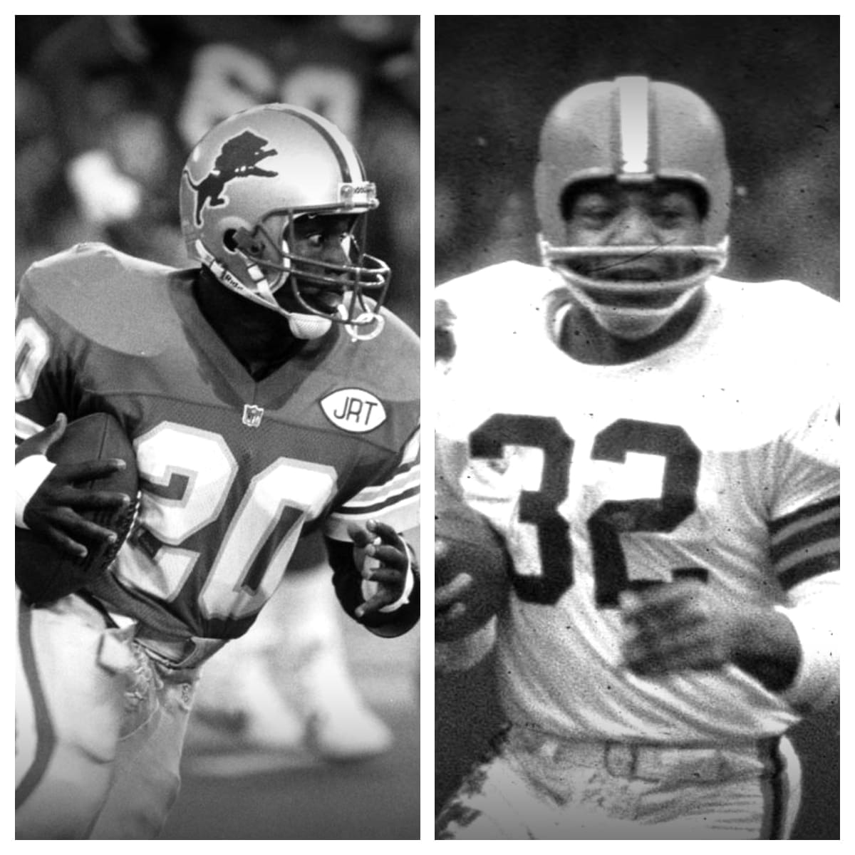 Barry Sanders vs Jim Brown