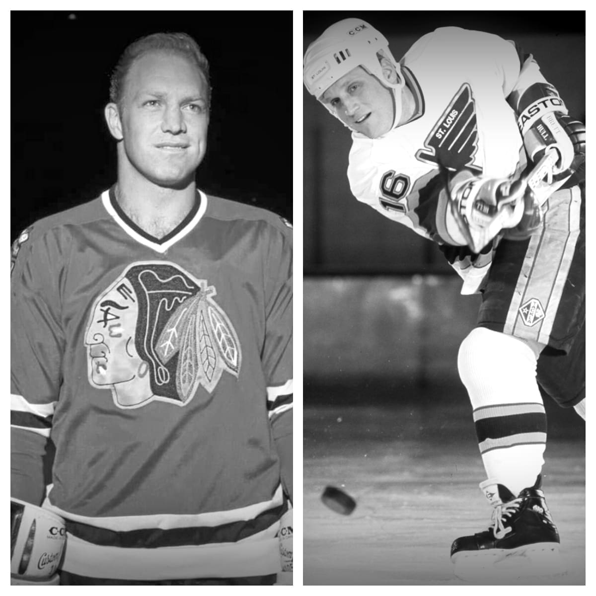 Bobby Hull vs Brett Hull