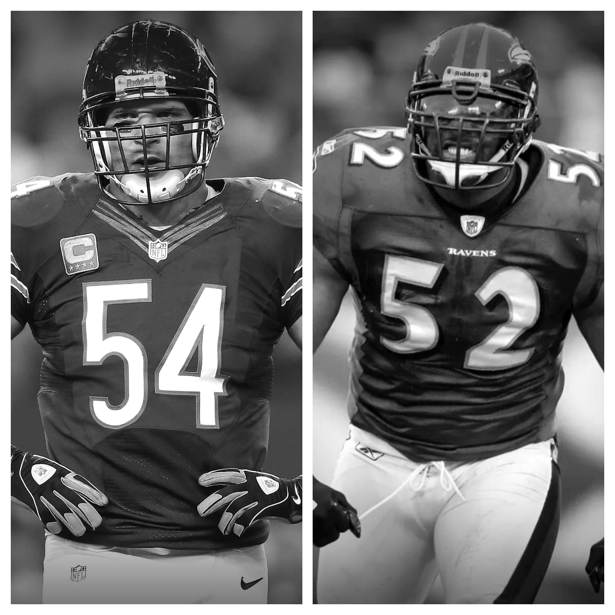 Brian Urlacher vs Ray Lewis