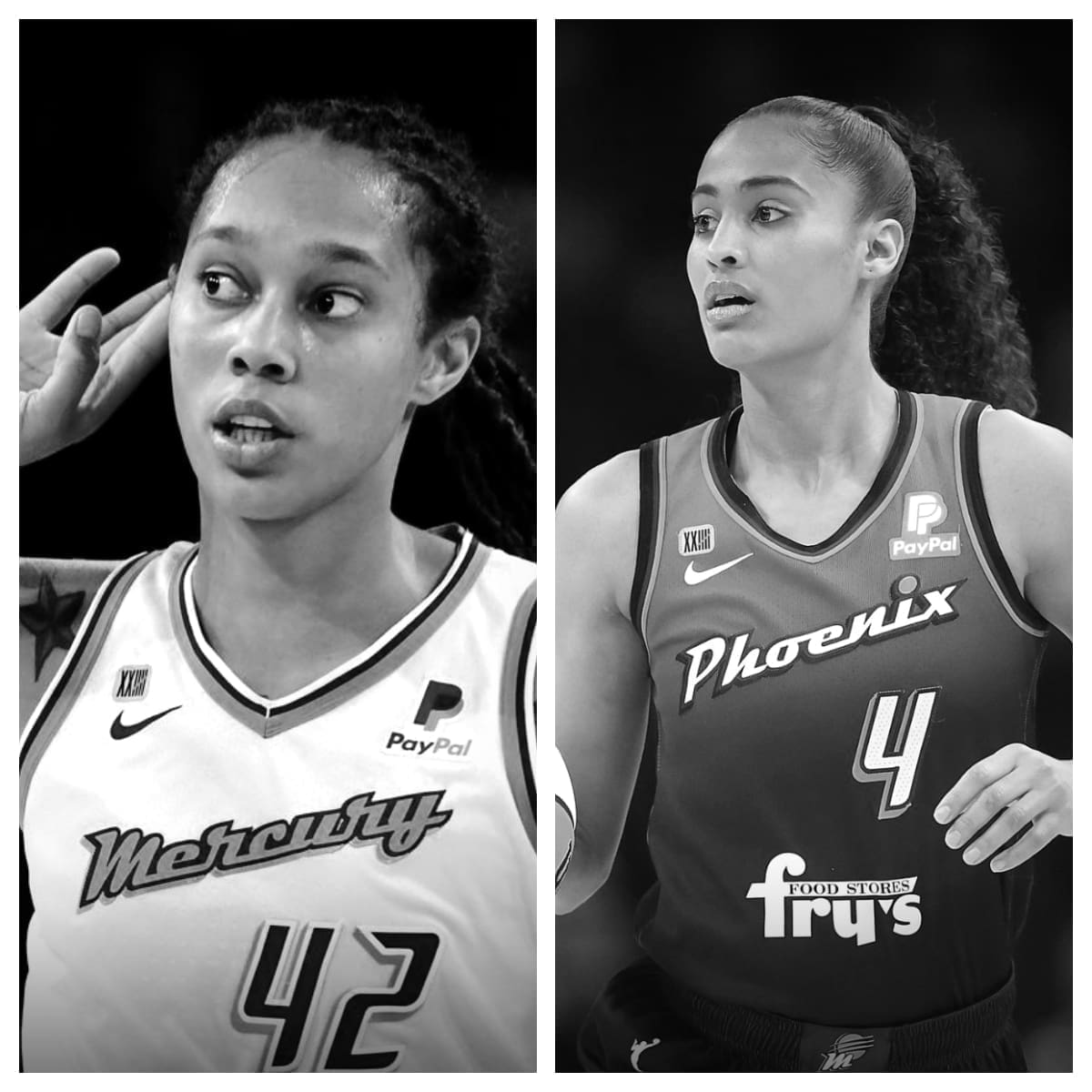 Brittney Griner vs Skylar Diggins-Smith Stats Comparison | Career All ...