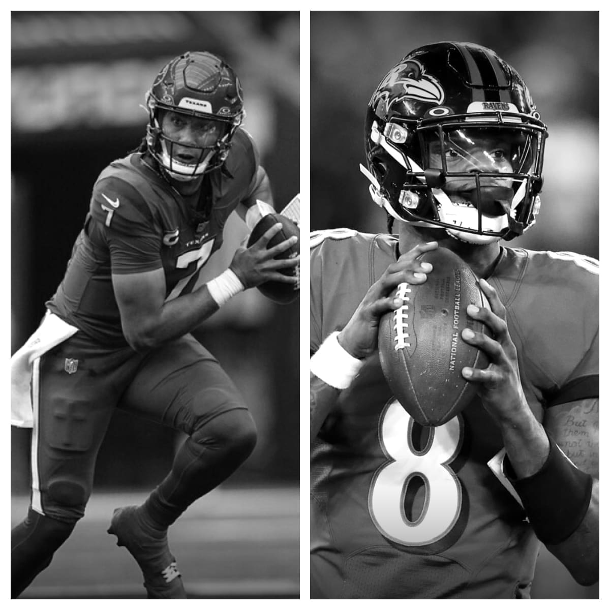 C.J. Stroud vs Lamar Jackson