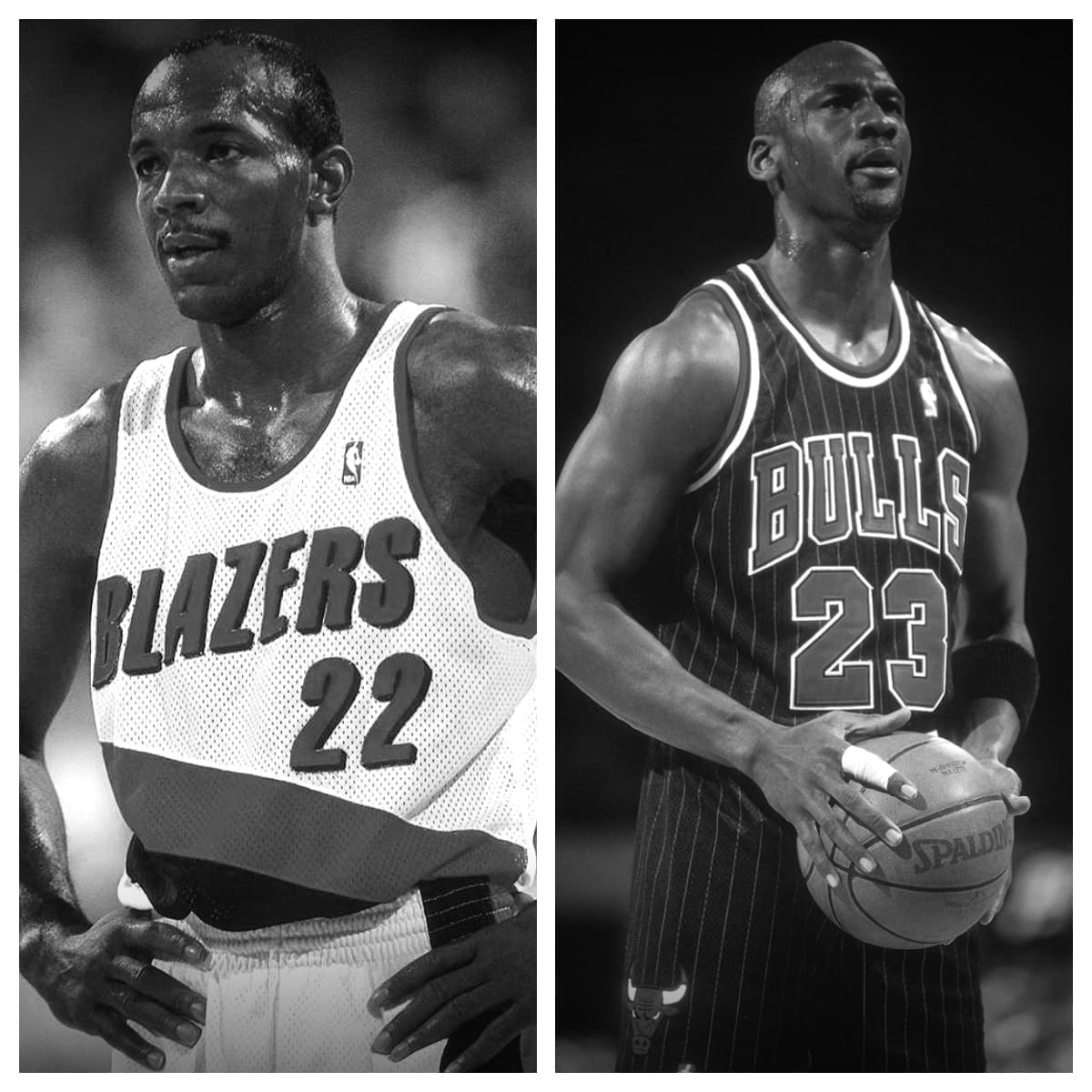 Clyde Drexler vs Michael Jordan