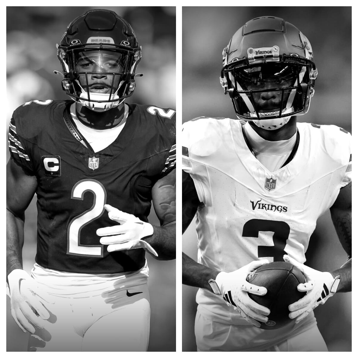 D.J. Moore vs Jordan Addison