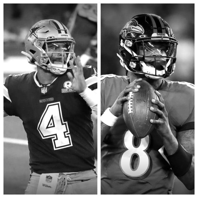 Dak Prescott vs Lamar Jackson Stats Comparison Career Side by Side