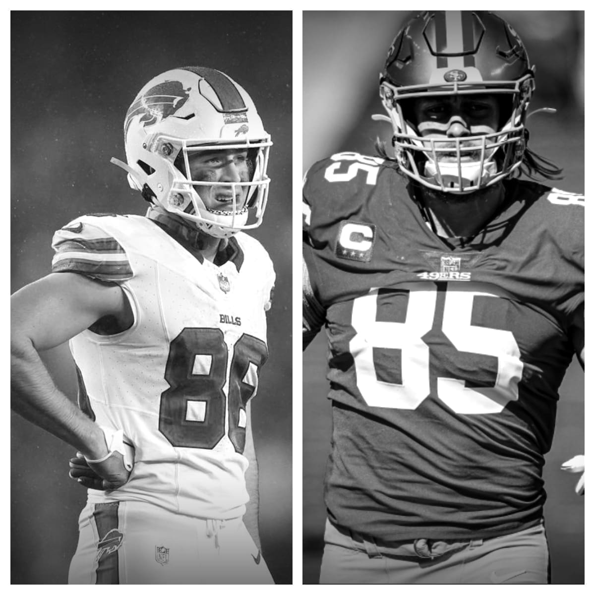 Dalton Kincaid vs George Kittle