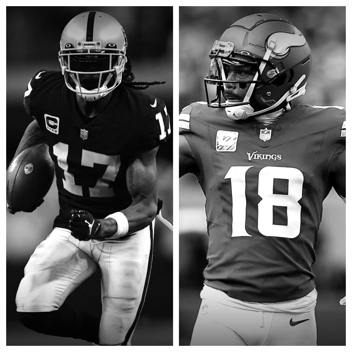 Davante Adams vs Justin Jefferson