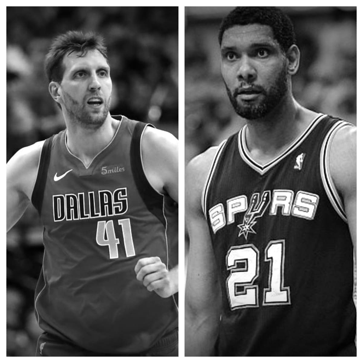 Dirk Nowitzki vs Tim Duncan