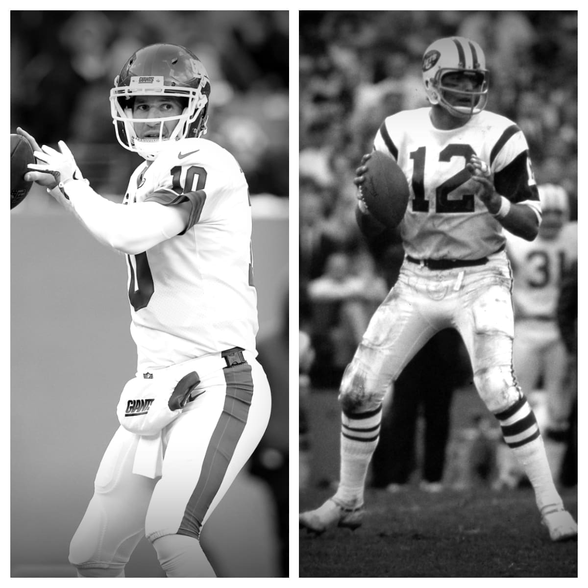 Eli Manning vs Joe Namath