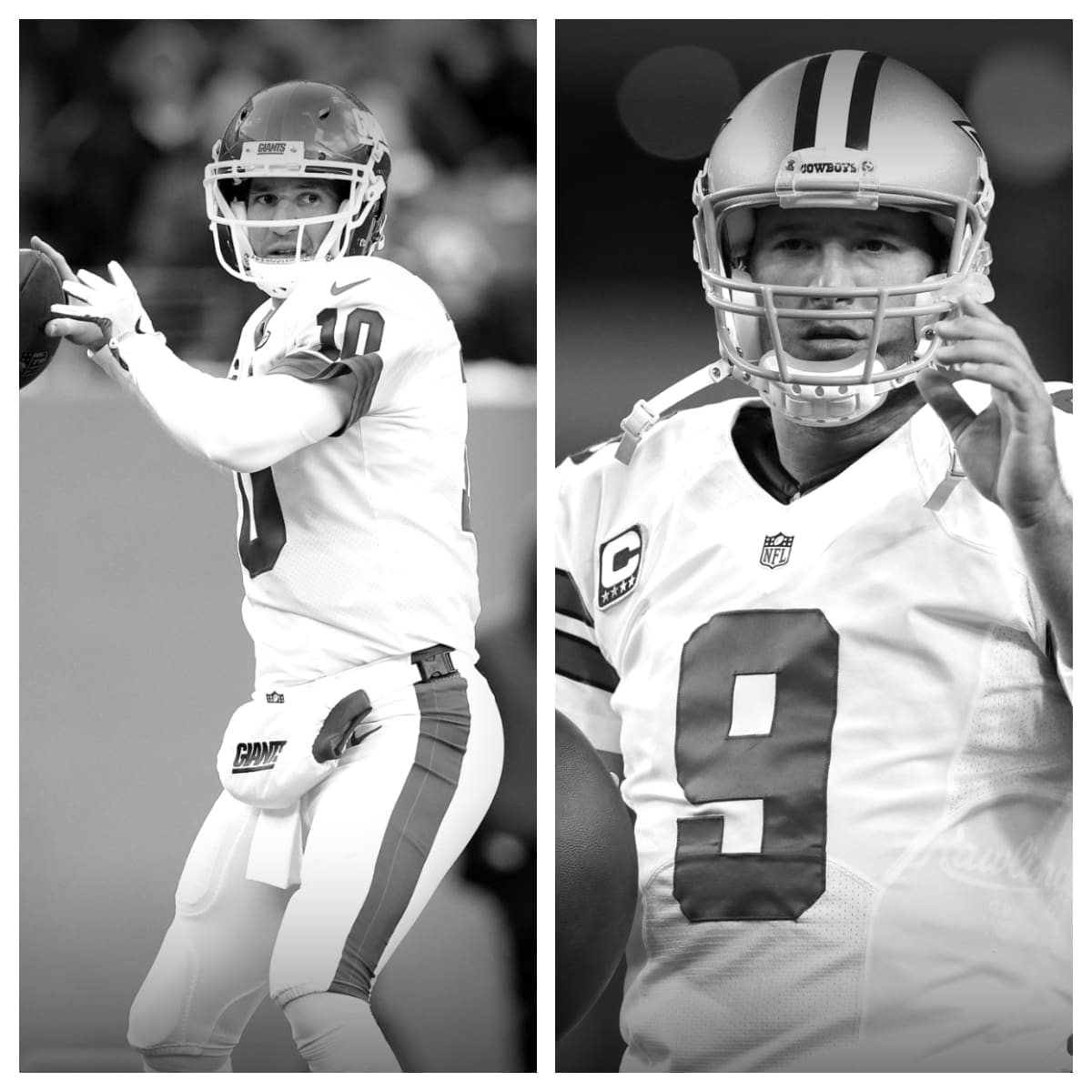 Eli Manning vs Tony Romo