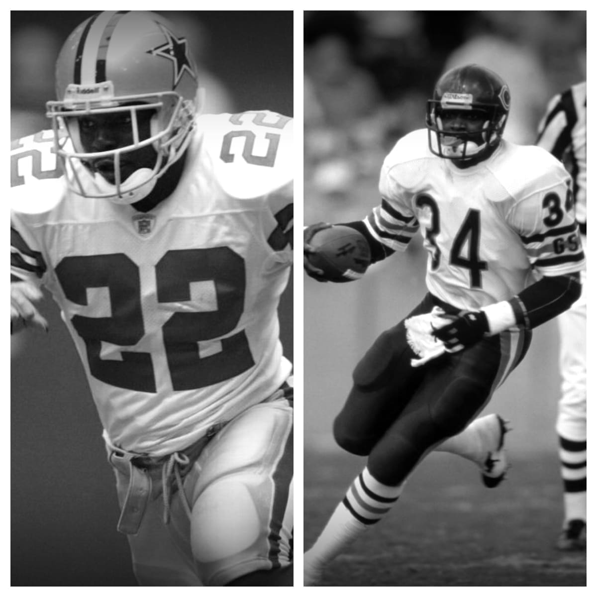 Emmitt Smith vs Walter Payton