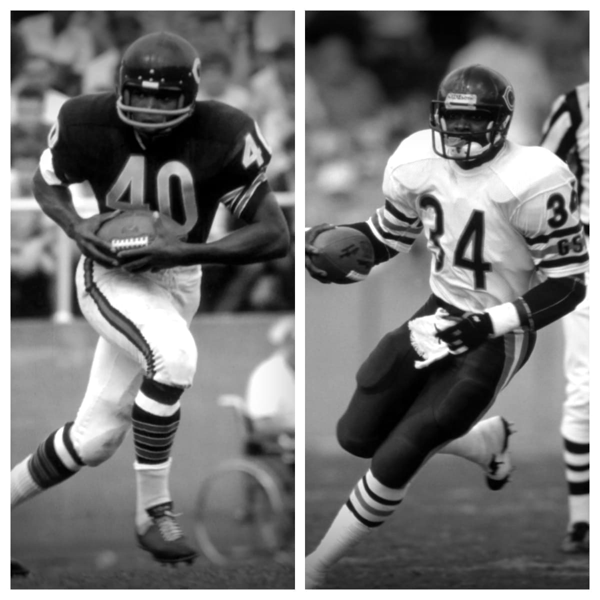 Gale Sayers vs Walter Payton