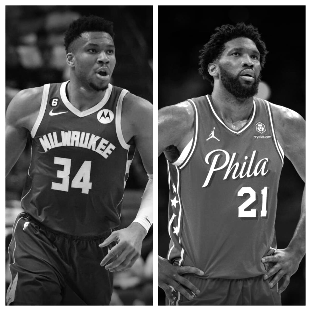 Giannis Antetokounmpo vs Joel Embiid Stats Comparison Career All Time