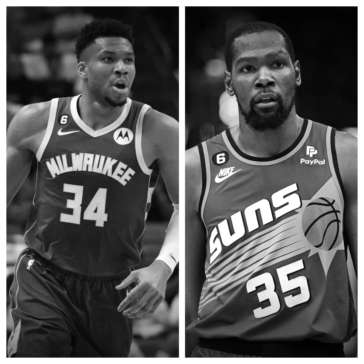 Giannis Antetokounmpo vs Kevin Durant